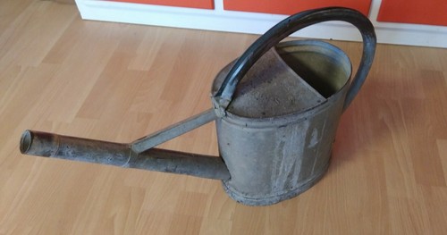 Antike schneiderkanne zink - ,